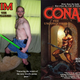 Illustration for article titled Macho Fantasy Novel Covers (As Reenacted By A Normal Dude In Denim Shorts)
